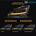 thumbnail image 3 of VLAND LED headlights for Lexus IS250 IS350 IS F 2006 2007 2008 2009 2010 2011 2012 2013, 3 of 10