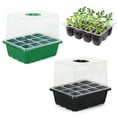 thumbnail image 5 of OIUR Seeds Starter Tray 6 Cells/12 Cells Seeds Germination Tray with Adjustable Humidity Vent Plant Nursery Box for Indoor Garden Bonsai Seedlings Starting Growing, 5 of 7