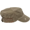 thumbnail image 2 of Distressed Washed Cadet Army Cap- Olive, 2 of 4