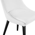 thumbnail image 3 of Modway Viscount Polyester Fabric and Solid Wood Dining Chair in White, 3 of 8