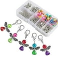 thumbnail image 5 of 50Pcs Angel Key Rings Bag Ornaments Creative Key Chains with Hanging Tags (Mixed Color), 5 of 7