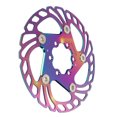 thumbnail image 1 of Floating Disc Rotor, Disc Brake Rotor Bike High Hardness Floating Rotor Colorful 6 Nails Mountain Bike Stainless Steel Disc Brake Rotor, 1 of 8