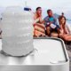 thumbnail image 4 of Cubo de agua flexible de 3 l, bolsa de agua plegable de plástico, cubos de almacenamiento de PE para coche, color blanco, 4 of 5