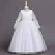 thumbnail image 2 of Vestido Para Niñas Ropa Para Niñas Bebés Vestido Para Niños Vestido De Princesa De Manga Larga Vestido Largo Blanco Odeerbi  LM103-1922, 2 of 5
