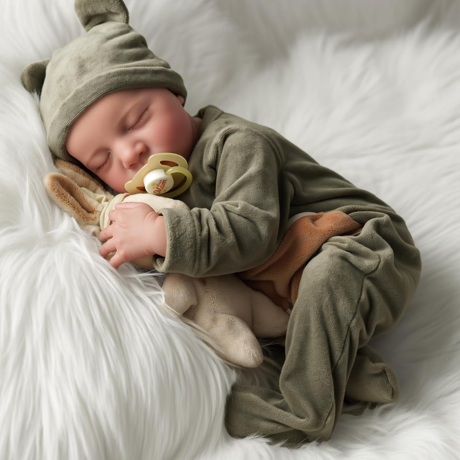 Lifelike Reborn Baby Dolls 20 inch Newborn Baby Dolls Body Real Life Baby Dolls with Toy Gift for Kids Age 3+
