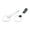 White, variant on Heart Car Anti Statics Strap Warning Loop Racing Tow Strap For Bumper With Decorative Design In Multiple Color