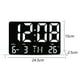 thumbnail image 2 of Reloj enchufable de lujo ligero, pantalla grande, silencioso, sala de estar simple, atenuación, control remoto, textiles para el hogar, decoración del hogar, reloj de escritorio, despertador, 2 of 6