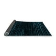 thumbnail image 2 of Ahgly Company Indoor Round Abstract Light Blue Modern Area Rugs, 4' Round, 2 of 4