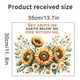 thumbnail image 3 of Pegatina de Pared Floral, Patrón de Mariposas, Mural de Vinilo Removible con Diseño de Girasol, Calcomanías de Arte para Pelar y Pegar, 30 x 35 cm para Decoración de Sala de Estar, Dormitorio, 3 of 4