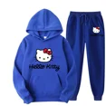 thumbnail image 3 of Sudaderas y tops deportivos de dibujos animados de Hello Kitty para hombres y mujeres, sudaderas con capucha para parejas, trajes de moda de primavera y otoño 2024, 3 of 5