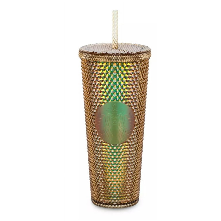 Disney Parks Walt Disney World 50th Geometric Starbucks Tumbler Gold New W  Tag