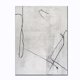 thumbnail image 1 of Pintura al óleo hecha a mano de gran tamaño sobre lienzo, minimalista, líneas blancas y negras, fondo abstracto para sofá, arte de pared, Mural de agitación para el hogar, 1 of 4