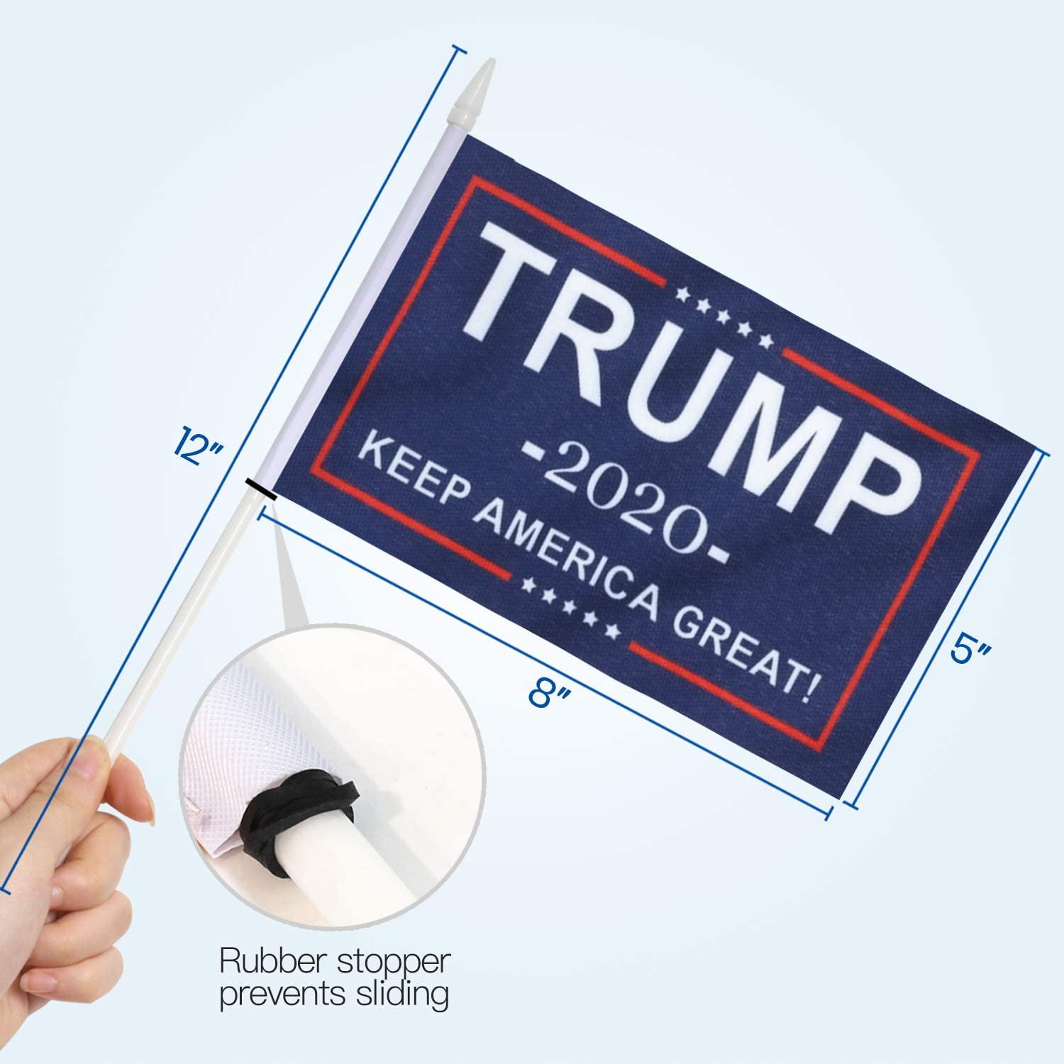 images Trump Flag Coloring Pages anley donald trump president 2020 keep america great mini flag 12 pack hand held small miniature donald trump flags on stick fade resistant