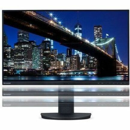 Sharp MultiSync DD-EA242W 24" Class WUXGA LED Monitor - 16:10 - Black - 24" Viewable - In-plane Switching (IPS) Technology - LED Backlight - 1920 x 1200 - 16.7 Million Colors - 300 Nit - 6 ms - 62 ...