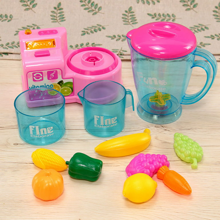 Ocean Toys Pretend Play Electric Juicer with Plastic Fruits Play