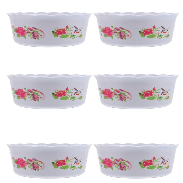 BRIGHTFUFU 6 macetas de plástico reutilizables para plantas acuáticas, pequeñas pecera, para nenúfares.