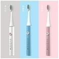thumbnail image 3 of Brosse à Dents Électrique pour Adulte Rechargeable à la Maison Brosse à Dents Électrique Intelligente Brosse à Dents Électrique Rouge, 3 of 5