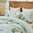thumbnail image 6 of Kingrest Luxury King Duvet Cover Set Floral Printed Soft & Breathable 100% Organic Cotton 3 Pieces King Bedding Sets, Pattern King Comfy Duvet Cover Set, with Zipper Closure, 6 of 9