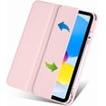 thumbnail image 2 of Funda para Tablet para iPad A16 de 11" / iPad 11.ª Gen 2025 con Soporte para Lápiz (Rosa), 2 of 6