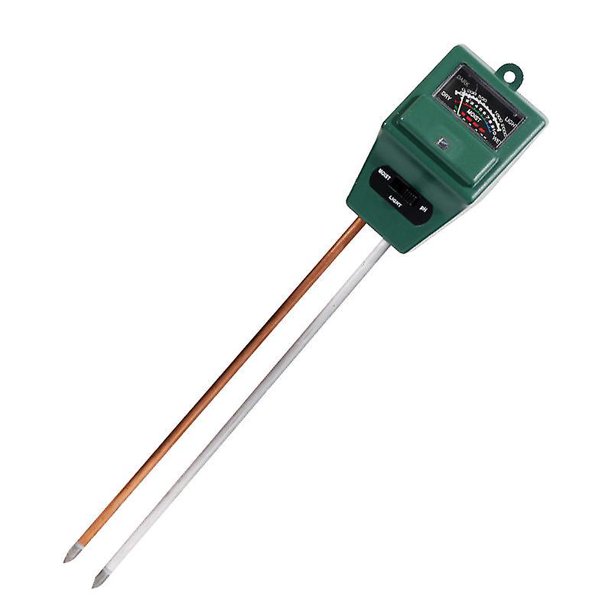 Probador de suelo, medidor de humedad/ph del suelo, herramienta de kit de prueba de césped de granja de jardinería, sonda digital para plantas, hidrómetro de agua para interiores y exteriores, no req