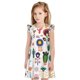 thumbnail image 1 of Fotbe Alpaca Flower Vestido de Dormir para Niñas de 3 a 10 Años, Mangas Cortas, Estilo Princesa, Pijama Camisón con Mangas Voladas-X-Large, 1 of 6