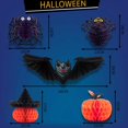 thumbnail image 4 of Halloween Decorations Bat Spider Cat Pumpkin Honeycomb Pendant Spooky Wall Hanging Party Scary Ornament Haunted House Home Ceiling Decorations, 4 of 5
