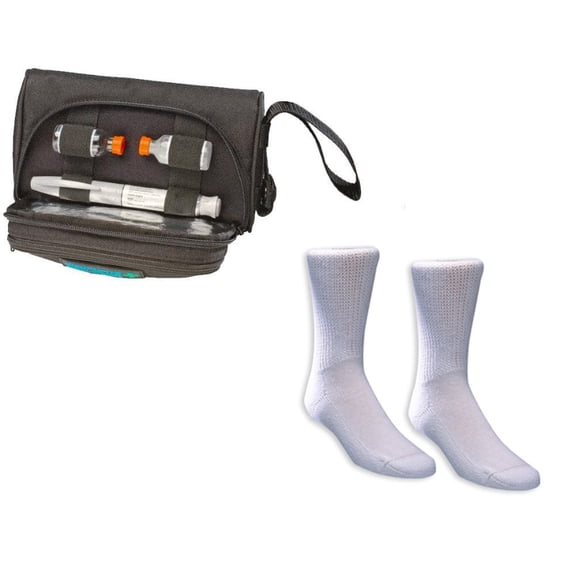 Pen Plus Insulin Carrying Case and Diasox Bundle | PEN BLK-DIASOX-SM