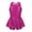 Rose, variant on Kids Girls Sequined Modern Jazz Latin Dance Dress Dance Leotard PU Leather Ruffled Peplum Lake Green 6