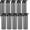 Gray, variant on 10 Pcs 25oz Reusable Aluminum Water Bottle Bulk Lightweight Outdoor Sports Water Bottles Easy Carry Leak Proof for Travel Gym Camping Hiking Fishing, Snap Lid
