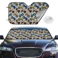 thumbnail image 2 of Kdxio Color Tractor Print Windshield Sun Shade,UV Rays and Sun Heat Protection,Sunshade for Car Windshield,Car Shade Front Windshield -, 2 of 6