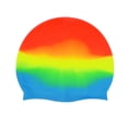thumbnail image 4 of Silicona Natación Gorros Unisex Elástico Deporte Verano Piscina Buceo Sombrero Naranja, 4 of 6