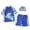 B-White, variant on Tiweut Boys Swimsuit Set Rash Guard Boys' Swimwear Two Piece Bathing Suit and Swim Trunk with Hat UPF 50 ,Dark Blue