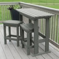 thumbnail image 3 of Highwood 3-pc Lehigh Balcony Set - Counter Height, Outdoor, Eco-friendly, Synthetic Wood, 3 of 10