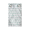 thumbnail image 1 of Grunge Hanging Pocket Organizer, Geometric Symmetric Circles Pattern Abstract Round Contemporary Graphic, Printed Polyester Storage Bag with Pockets, 9" x 27", Sea Green and White, 1 of 2