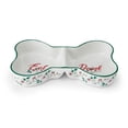 thumbnail image 5 of Pfaltzgraff Winterberry Dolomite Divided Pet Bowl, 5 of 8