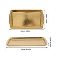 thumbnail image 2 of OULII Stainless Steel Griddle for Stovetop Golden Heating Plate for Home Use Versatile Cooking 12.5 x 20 Inches, 2 of 7