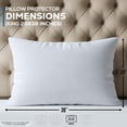thumbnail image 2 of Protector de almohada Utopia Bedding, tamaño king, impermeable, con cierre, 2 of 8