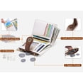 thumbnail image 6 of FALAN MULE Small Wallet for Women Bifold RFID Blocking Card Holder Leather Wallets with Zipper Coin Pocket, 6 of 12
