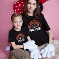 thumbnail image 3 of Family Mother And Daughter Matching Clothes Rainbow Printed T-Shirt Tops Tee Blouse, 3 of 6