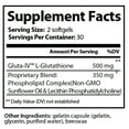 thumbnail image 3 of Research Labs Liposomal Glutathione Supplement w/ Gluta-IV™, 2 Fer 1 Bottle, 100x More Absorption Over Powder Glutathione.  120 Total Liposomal Softgels, 3 of 10