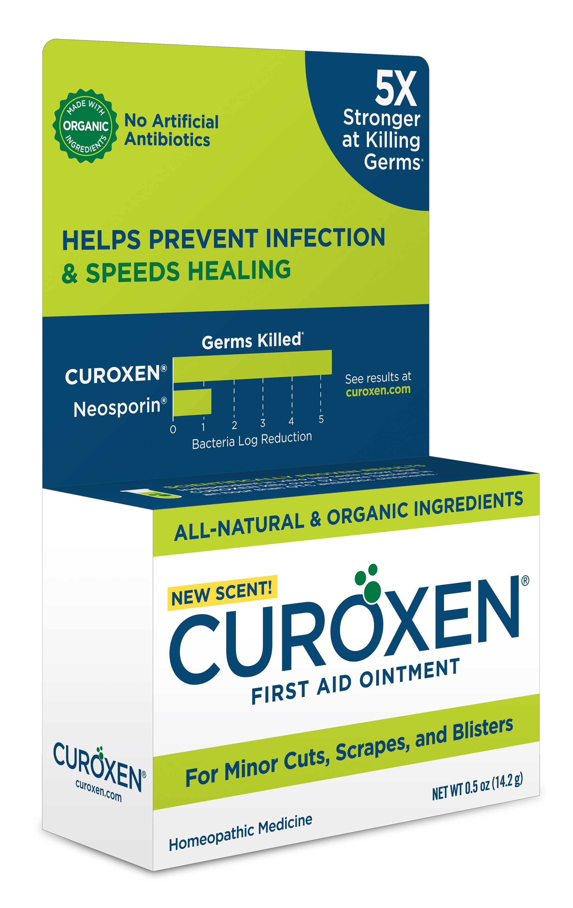CUROXEN First Aid Ointment, 0.5 oz | All-Natural & Organic Ingredients