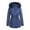 Blue, variant on VEKDONE Womens Parka Coat Winter Thicken Puffer Jacket with Faux Fur Hood Long Sleeve Zip Up Detachable Hooded Jackets Thermal Outerwear with Pockets