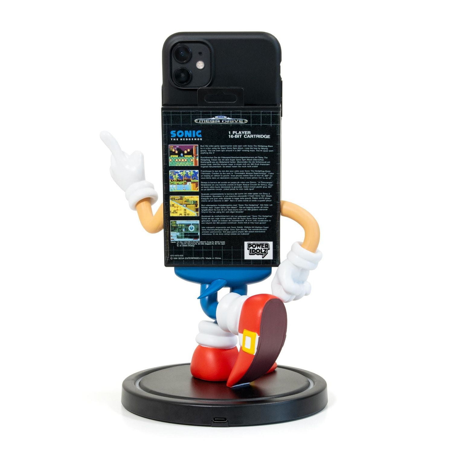 Power Idolz Sonic The Hedgehog Wireless Charging Dock