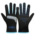 thumbnail image 1 of Guantes de montar para hombre de otoño e invierno, guantes antidesgaste y de terciopelo, guantes deportivos, guantes para mujer resistentes al frío y a las salpicaduras de agua, con pantalla táctil, 1 of 6