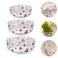 thumbnail image 2 of 3 Pcs Bols à Salade à la Mode Bol en Verre Chic Bol de Service pour Aliments pour la Maison, 2 of 8