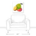 thumbnail image 3 of Creative Products Bright Fruit 20x20 Canvas Wall Art, 3 of 5