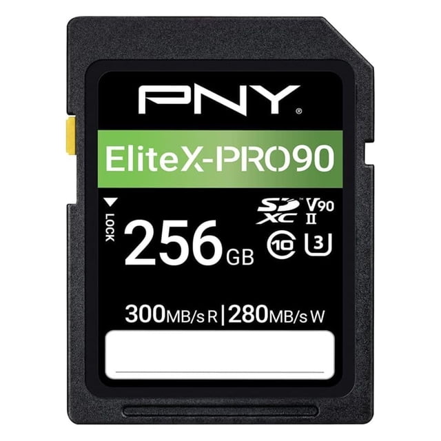 Tarjeta de memoria PNY Elitex-Pro90 UHS-II SDXC 256GB