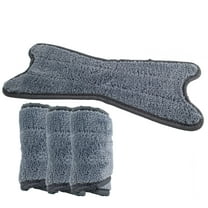 4 Reusable Microfiber Mop Pads Compatible with 360 Self Wringing X Floor Cleaning Mop - Washable Micorfiber Cloth Pads for Wet or Dry Cleaning on Hardwood, Tile, Laminate, and More