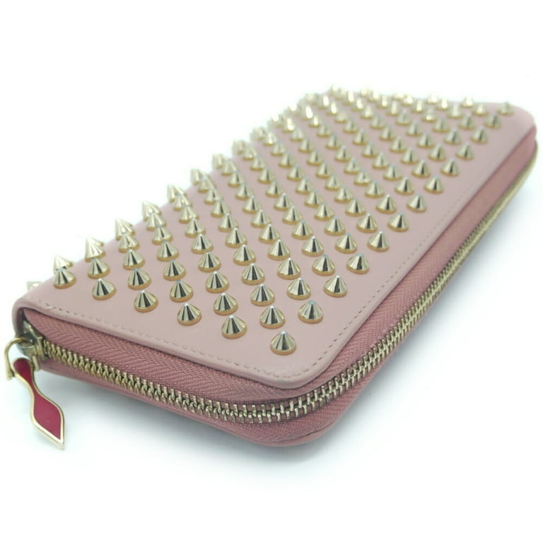 Pre-Owned Christian Louboutin Panettone Spike Studs Round Zip Long