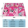 thumbnail image 4 of My Lit-Tle Pony Fleece Blanket Super Soft Cozy Throw Blanket Fuzzy Comfy Flannel Blanket Warm Plush Blankets And Throws For Couch, Sofa, Bed 40"X30", 4 of 7